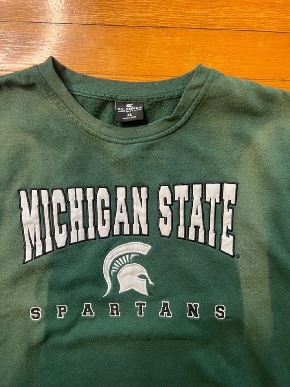 Spartans Green Crewneck Sweatshirt - Picture 2 of 4